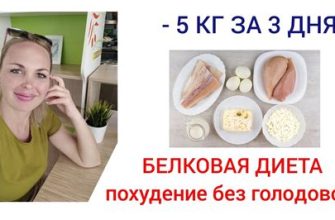 Диета белковая для похудения