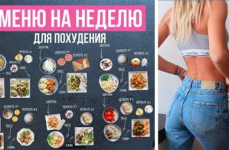 Диета для похудения девушкам